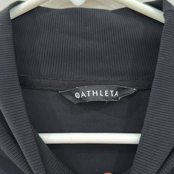 Athleta black Venice mock high neck long sleeve Athleisure - Picture 6 of 6